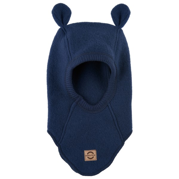 Mikk-Line - Kid's Wool Fullface with Ears - Mütze Gr 50/56 blau von Mikk-Line