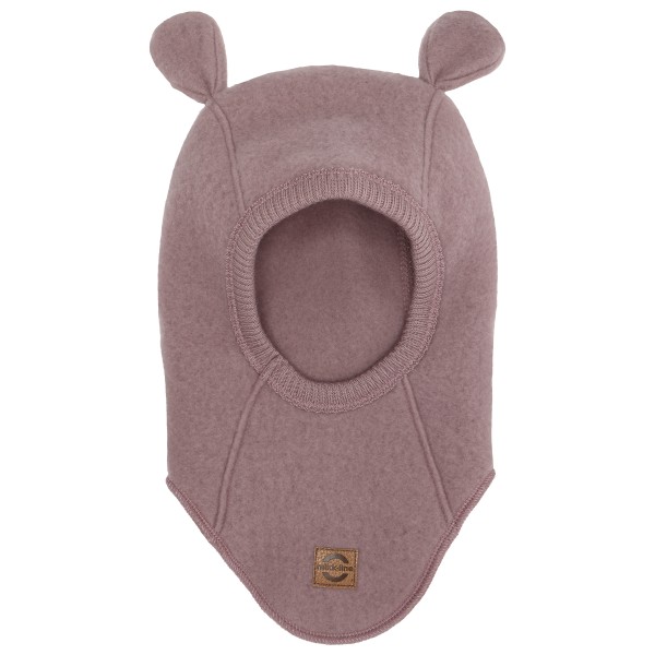 Mikk-Line - Kid's Wool Fullface with Ears - Mütze Gr 50/56 braun von Mikk-Line