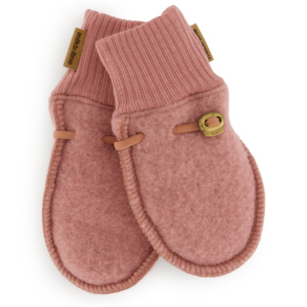 Mikk-Line - Kid's Wool Mittens - Handschuhe Gr 62/68 rosa von Mikk-Line