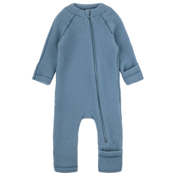 Mikk-Line - Wool Baby Suit - Overall Gr 104 blau von Mikk-Line