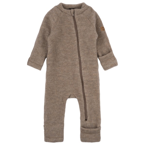 Mikk-Line - Wool Baby Suit - Overall Gr 104 braun von Mikk-Line