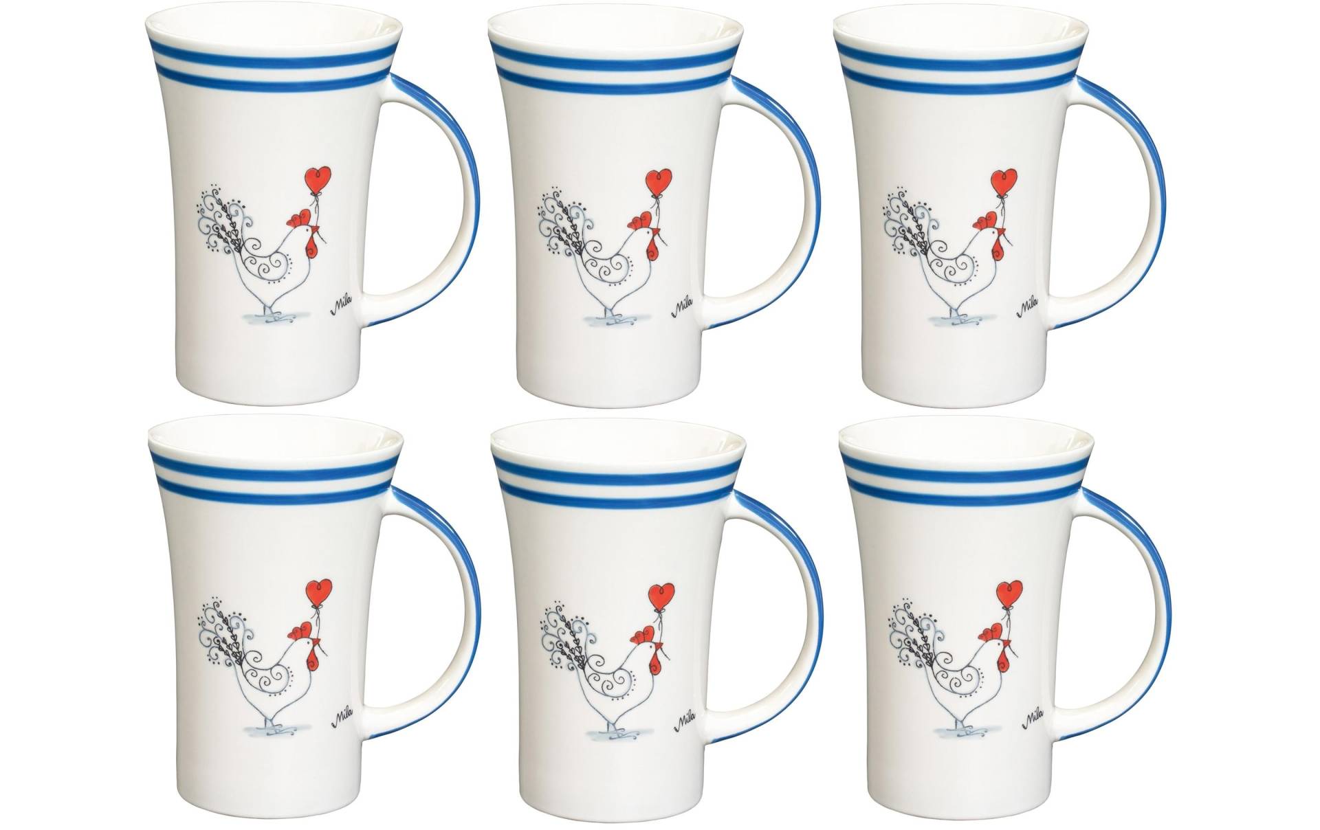 Mila Tasse »Happy Morning 500«, (6 tlg.) von Mila