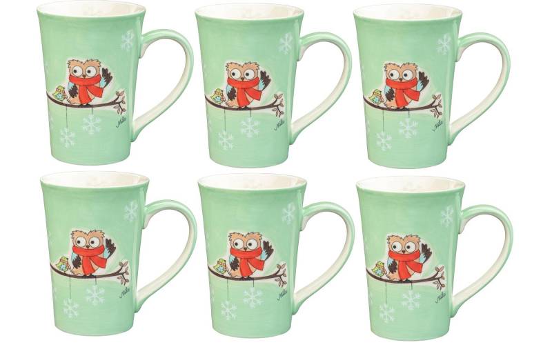 Mila Tasse »Hello Winter 350 ml«, (6 tlg.) von Mila