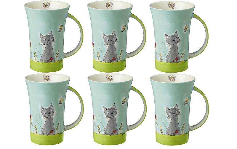 Mila Tasse »Katze in Blumenwie« von Mila