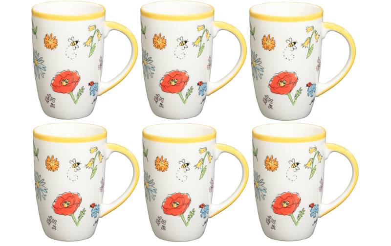 Mila Tasse »Lovely Flowers 230«, (6 tlg.) von Mila