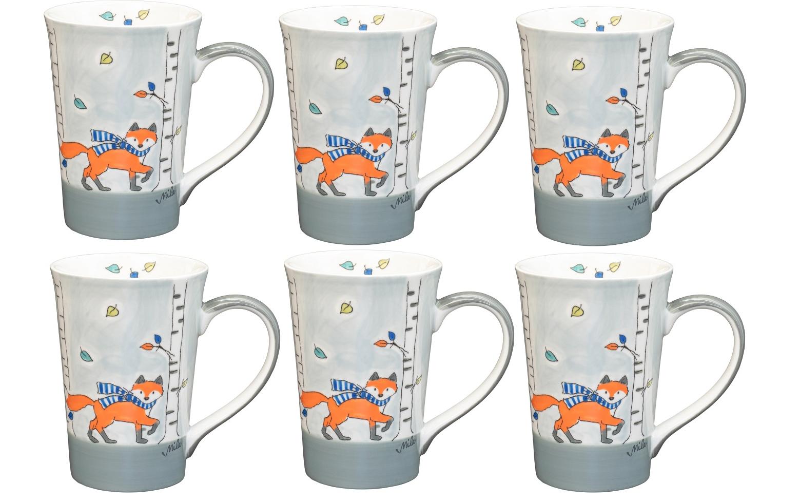 Mila Tasse »Scandic Fuchs 350 ml«, (6 tlg.) von Mila