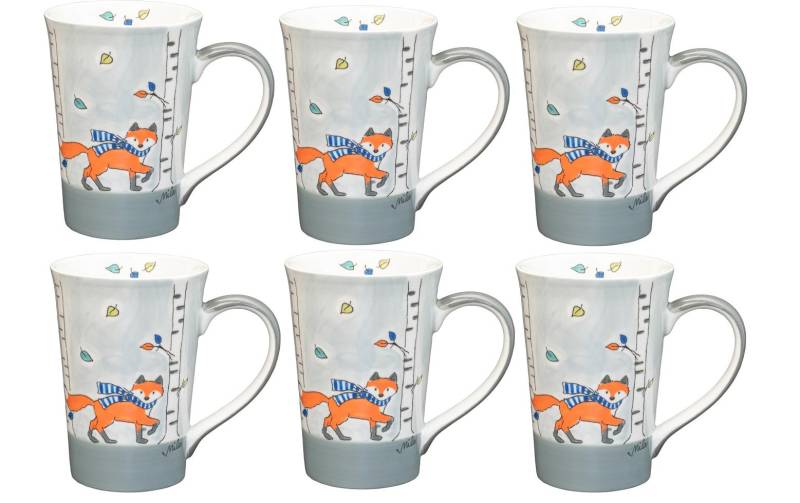 Mila Tasse »Scandic Fuchs 350 ml«, (6 tlg.) von Mila