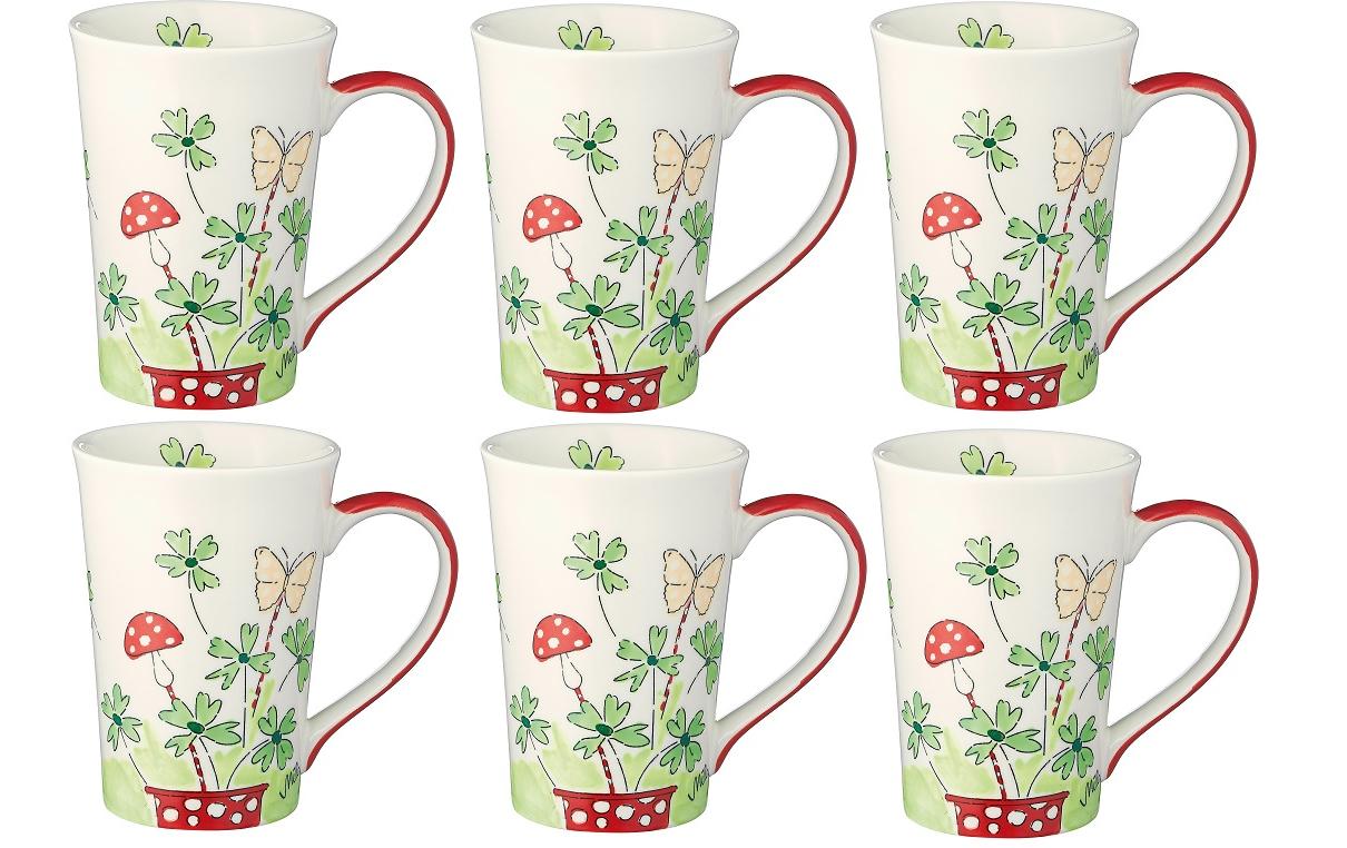 Mila Tasse »Viel Glück 350 ml, 6« von Mila