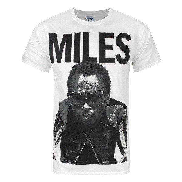 Portrait Tshirt Herren Weiss M von Miles Davis