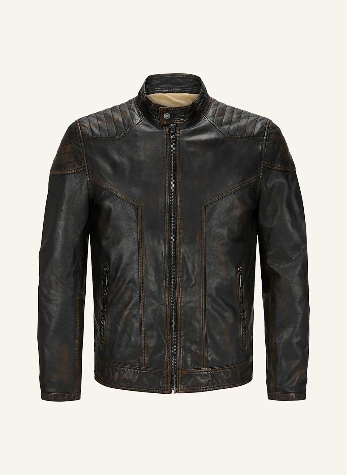 Milestone Lederjacke Msarlington schwarz Milestone Lederjacke Msarlington schwarz von Milestone