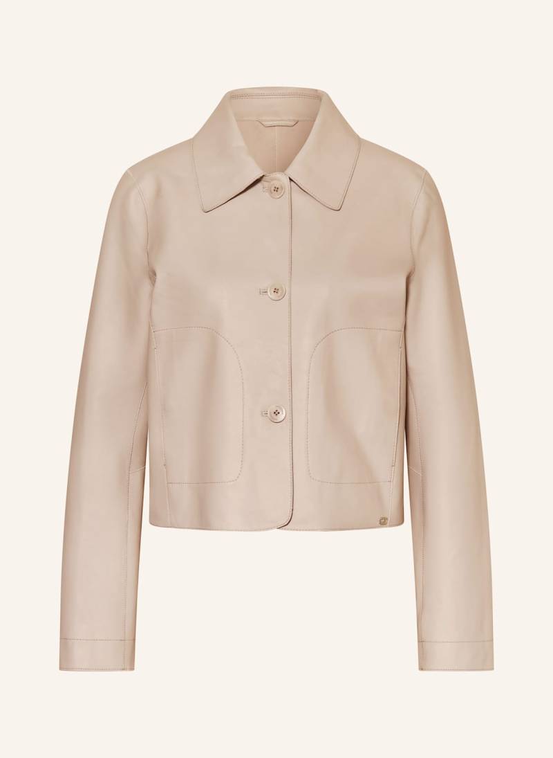 Milestone Lederjacke Mscana beige von Milestone