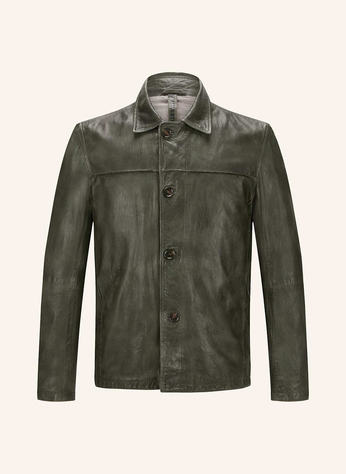 Milestone Lederjacke Mshampton gruen Milestone Lederjacke Mshampton gruen von Milestone