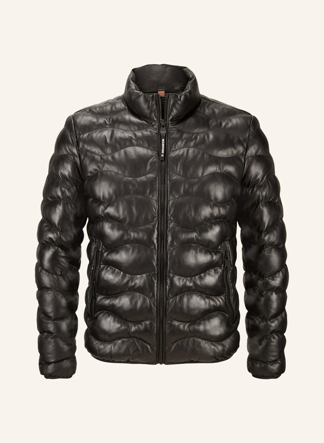 Milestone Lederjacke Msroger schwarz von Milestone