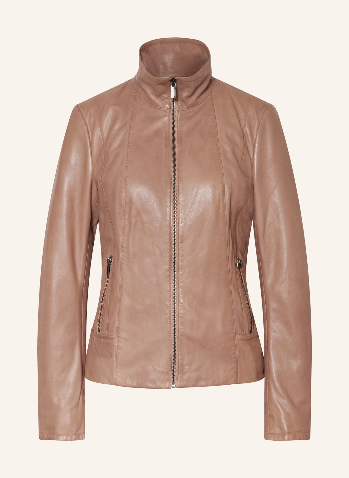 Milestone Lederjacke Msvela beige von Milestone