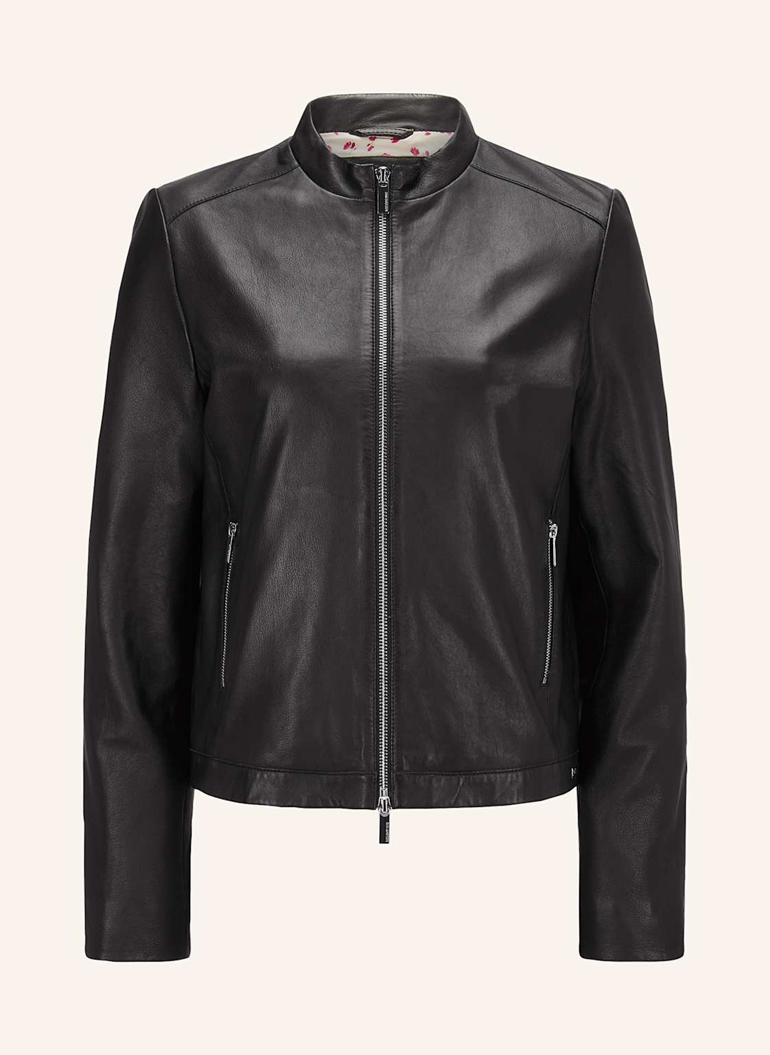 Milestone Lederjacke schwarz von Milestone