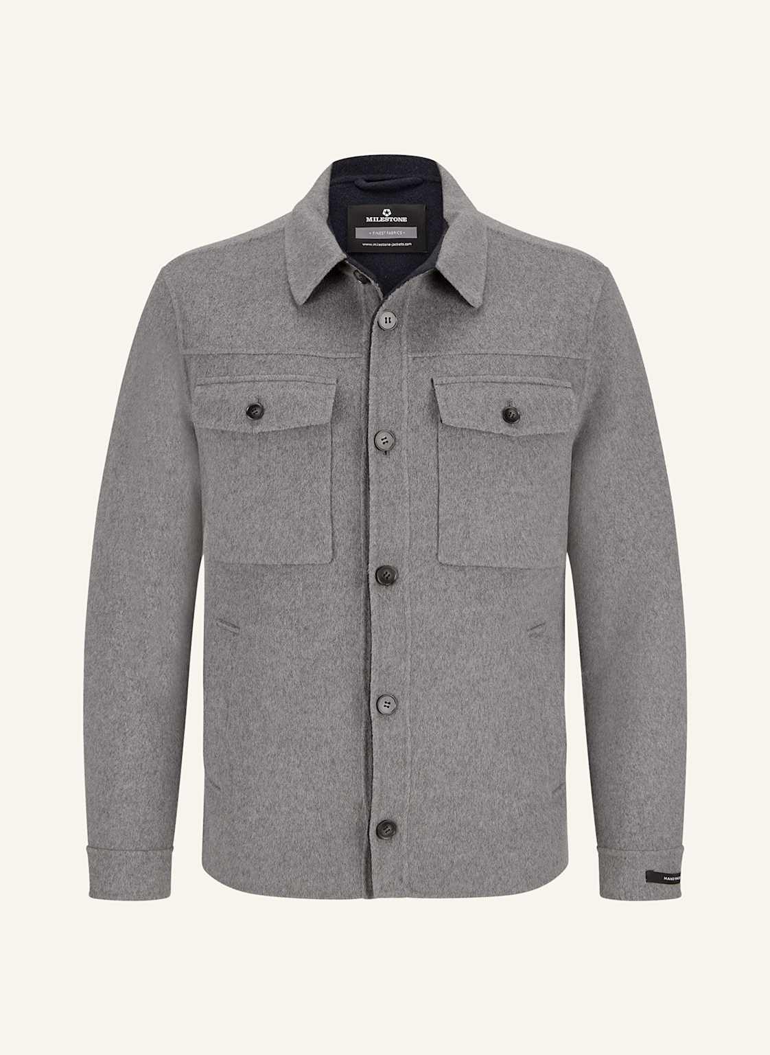 Milestone Overjacket Msborgo grau von Milestone