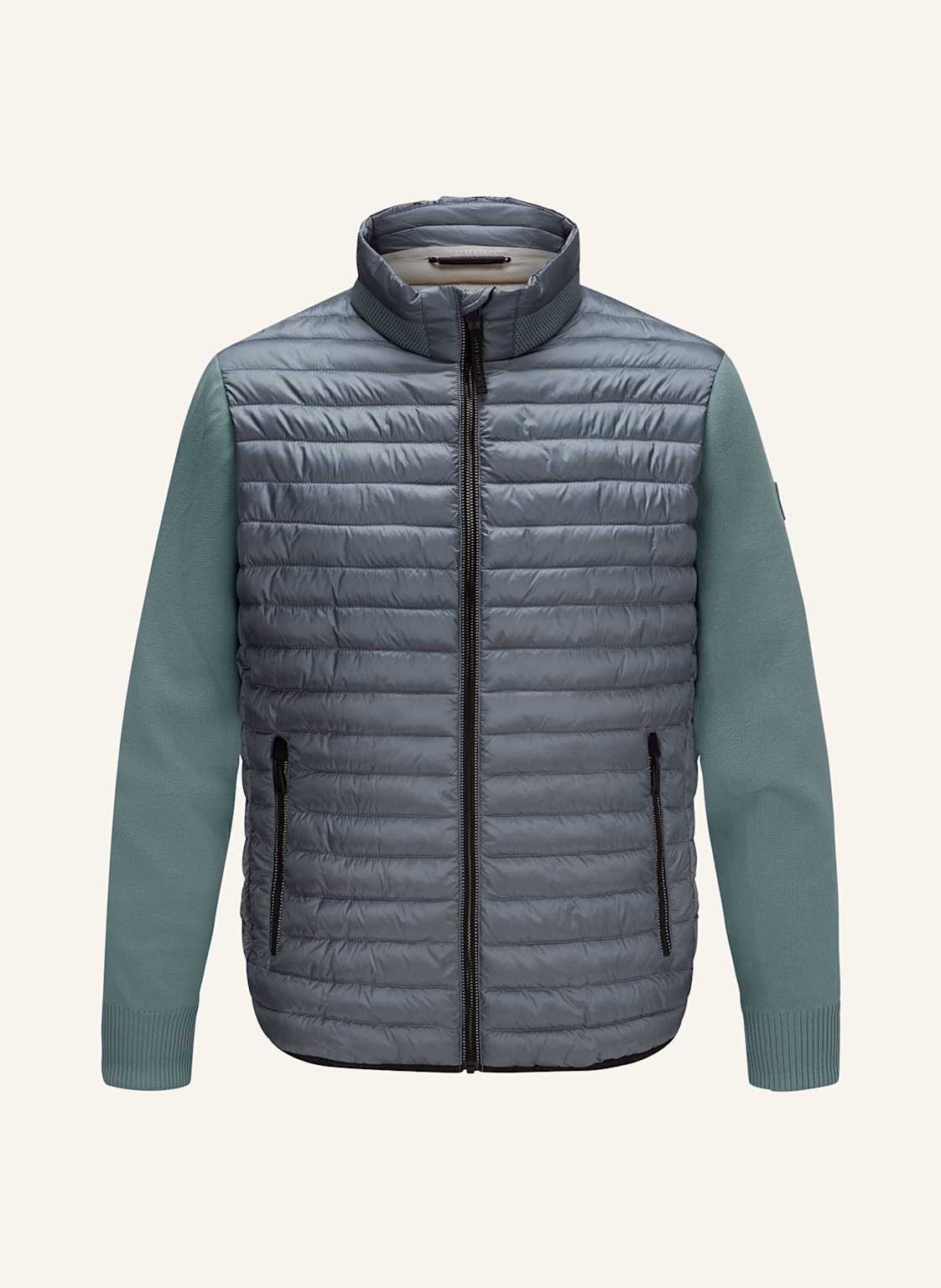 Milestone Steppjacke Msamarillo Im Materialmix blau von Milestone