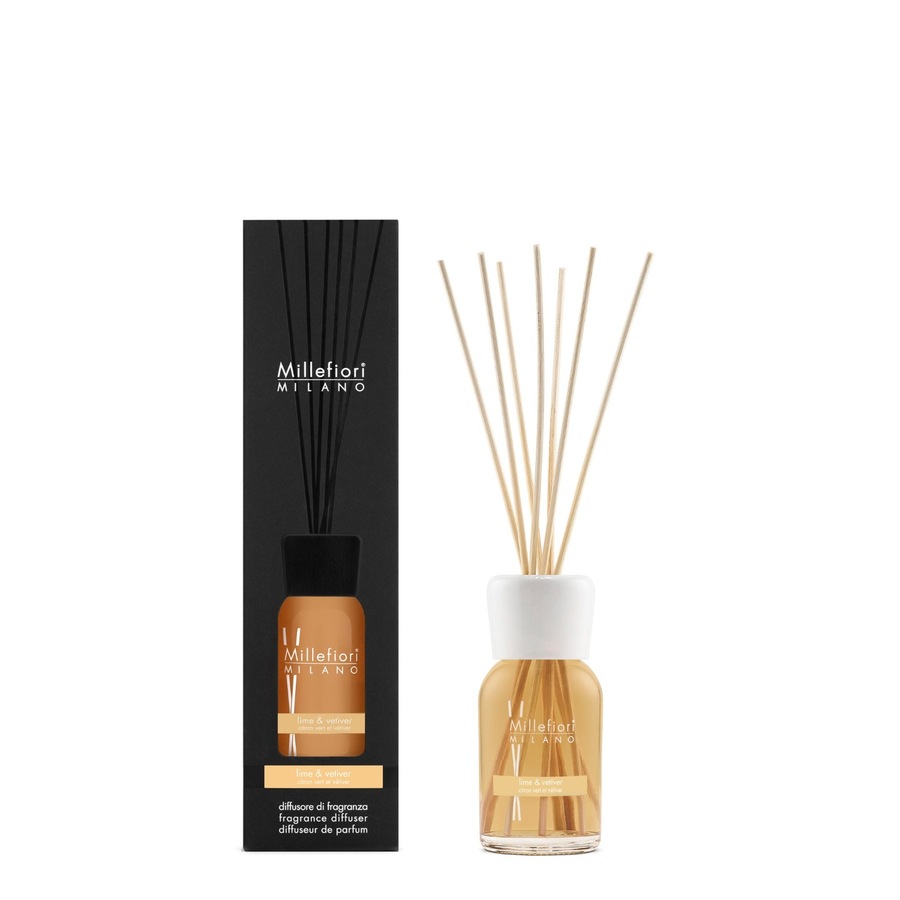 Millefiori MILANO  Millefiori MILANO Reed Diffuser Lime & Vetiver raumduft 100.0 ml von Millefiori MILANO