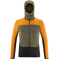 MILLET Herren Fleecejacke Fusion Grid Polartec Hoodie orange | S von Millet