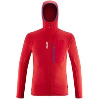 MILLET  Herren Fleecejacke Trilogy Lightgrid Polartec Hoodie  rot | L von Millet