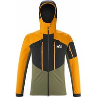 MILLET Herren Touren Softshelljacke White Shield Hoodie orange | S von Millet