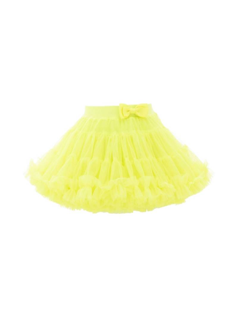 Mimi Tutu bow-detail tutu skirt - Yellow von Mimi Tutu