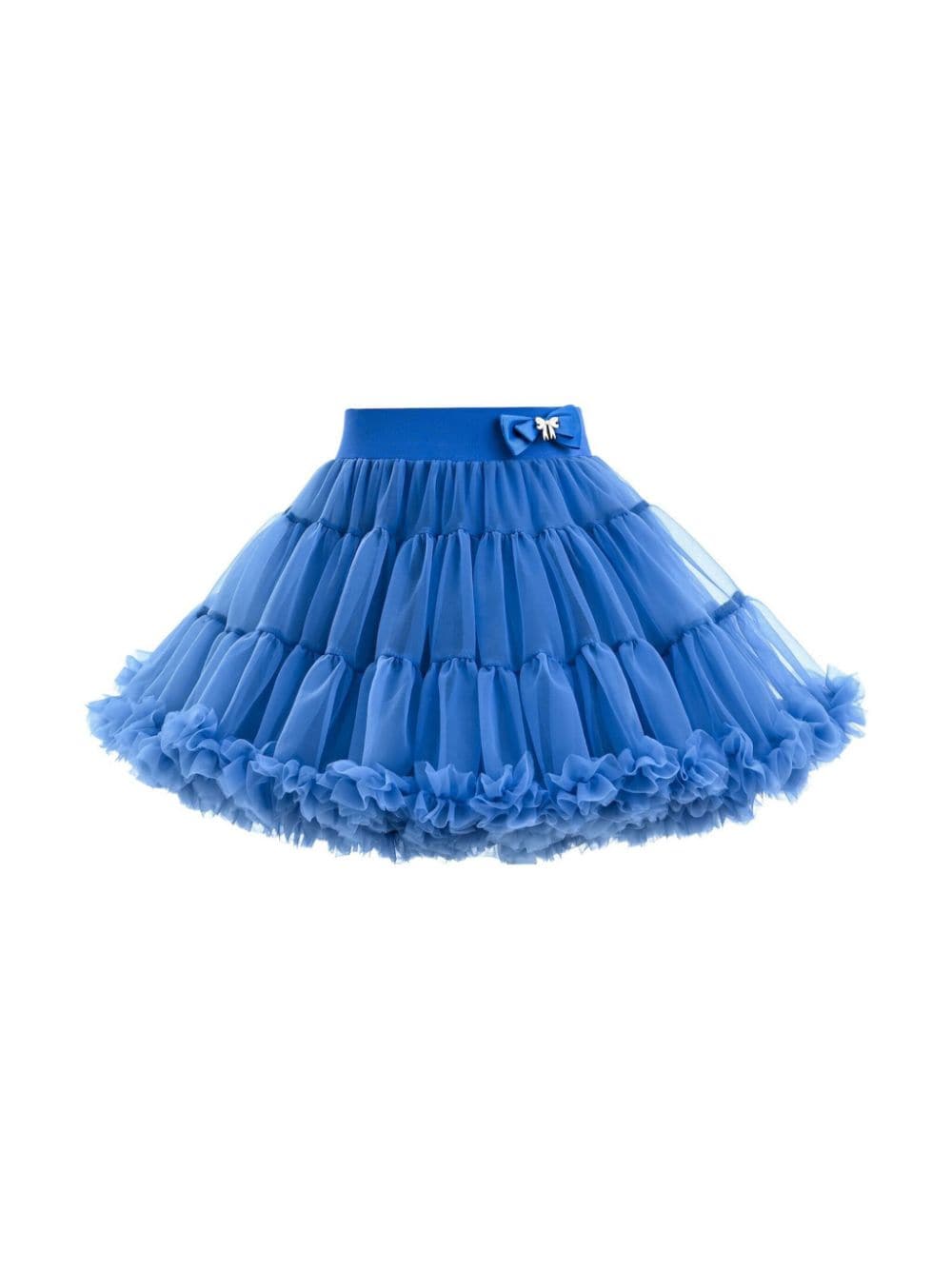 Mimi Tutu bow-detailing tulle skirt - Blue von Mimi Tutu