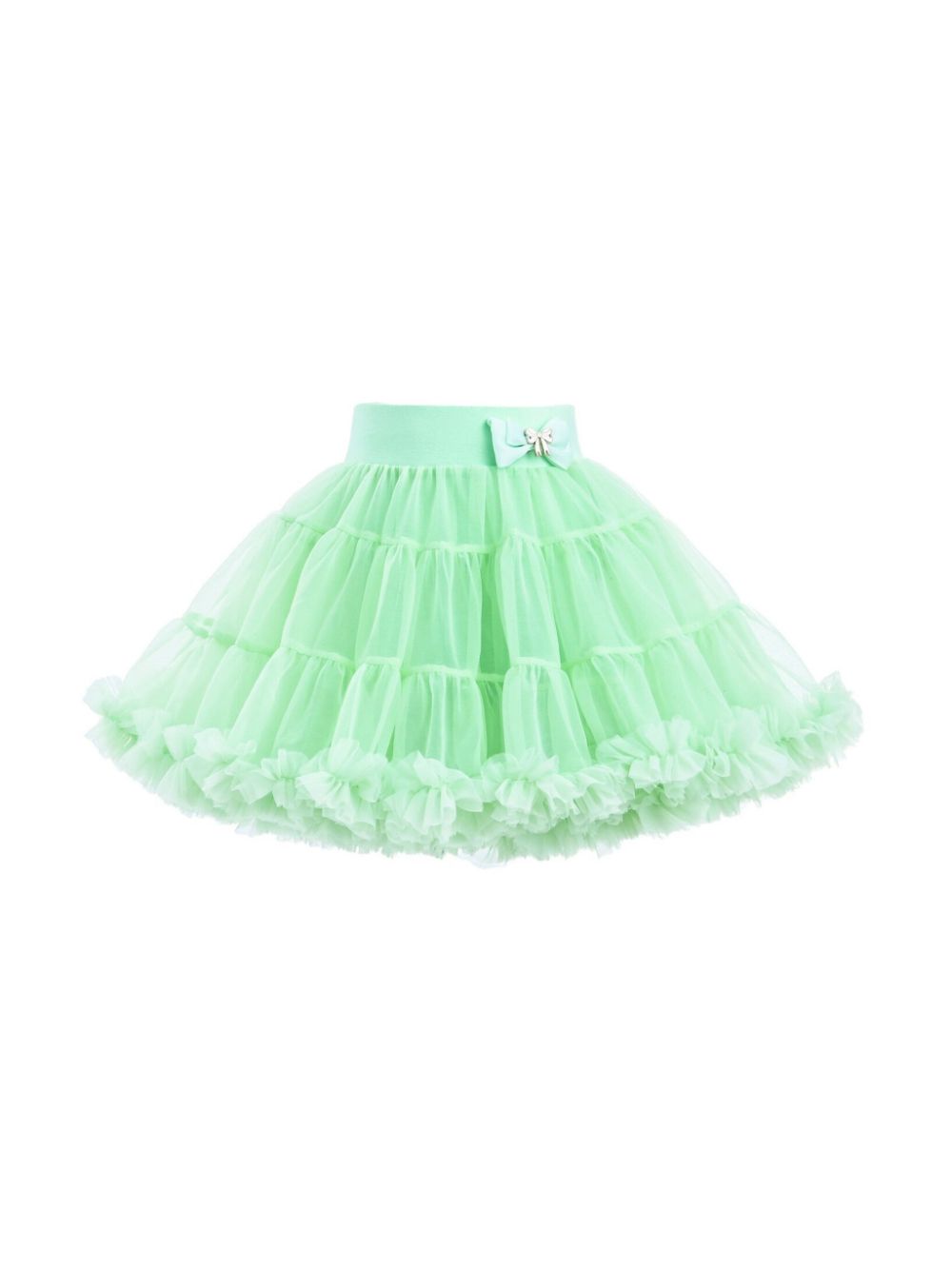 Mimi Tutu bow-detailing tulle skirt - Green von Mimi Tutu