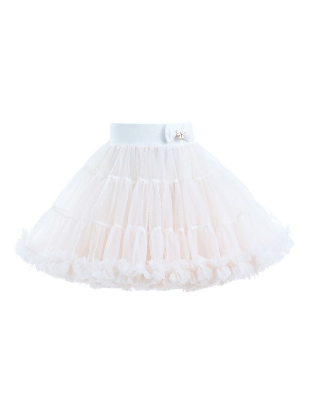 Mimi Tutu bow-detailing tulle skirt - White von Mimi Tutu