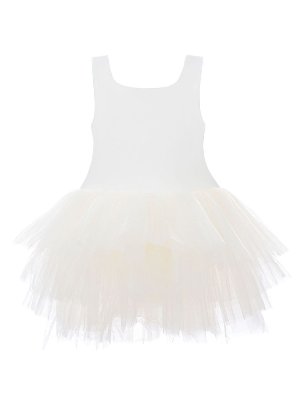 Mimi Tutu square-neck sleeveless tutu dress - White von Mimi Tutu