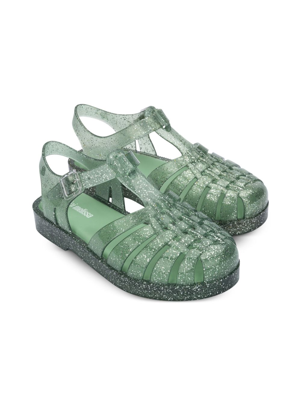 Mini Melissa Mini Possession sandals - Green von Mini Melissa