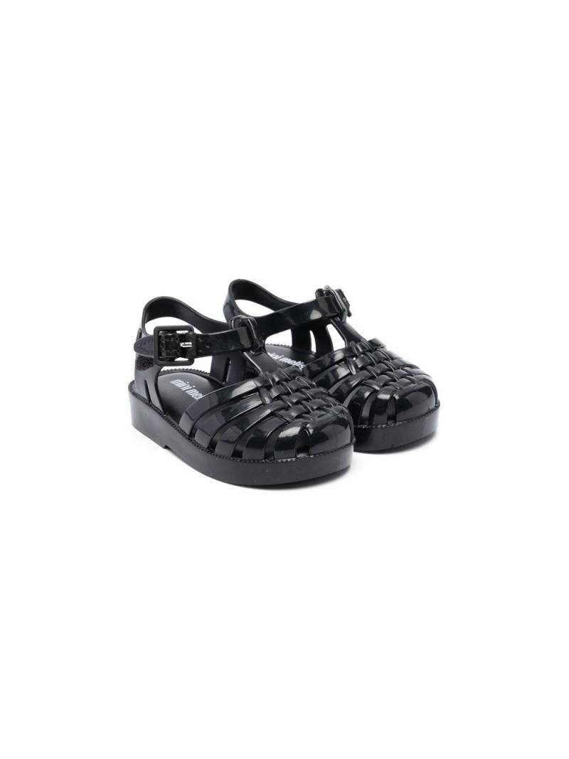 Mini Melissa Possession caged sandals - Black von Mini Melissa