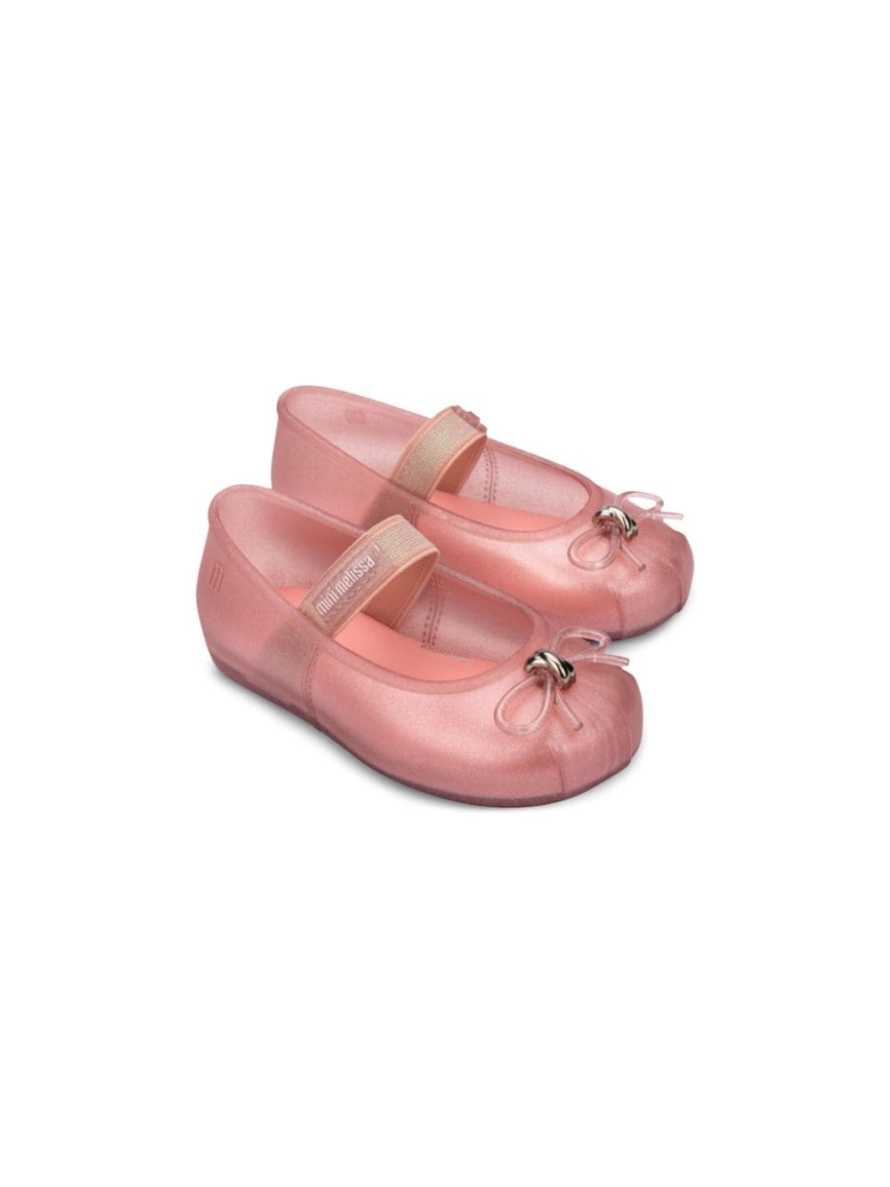 Mini Melissa translucent ballerinas - Pink von Mini Melissa