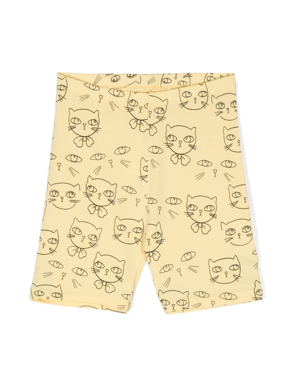 Mini Rodini Cathletes organic-cotton shorts - Yellow von Mini Rodini