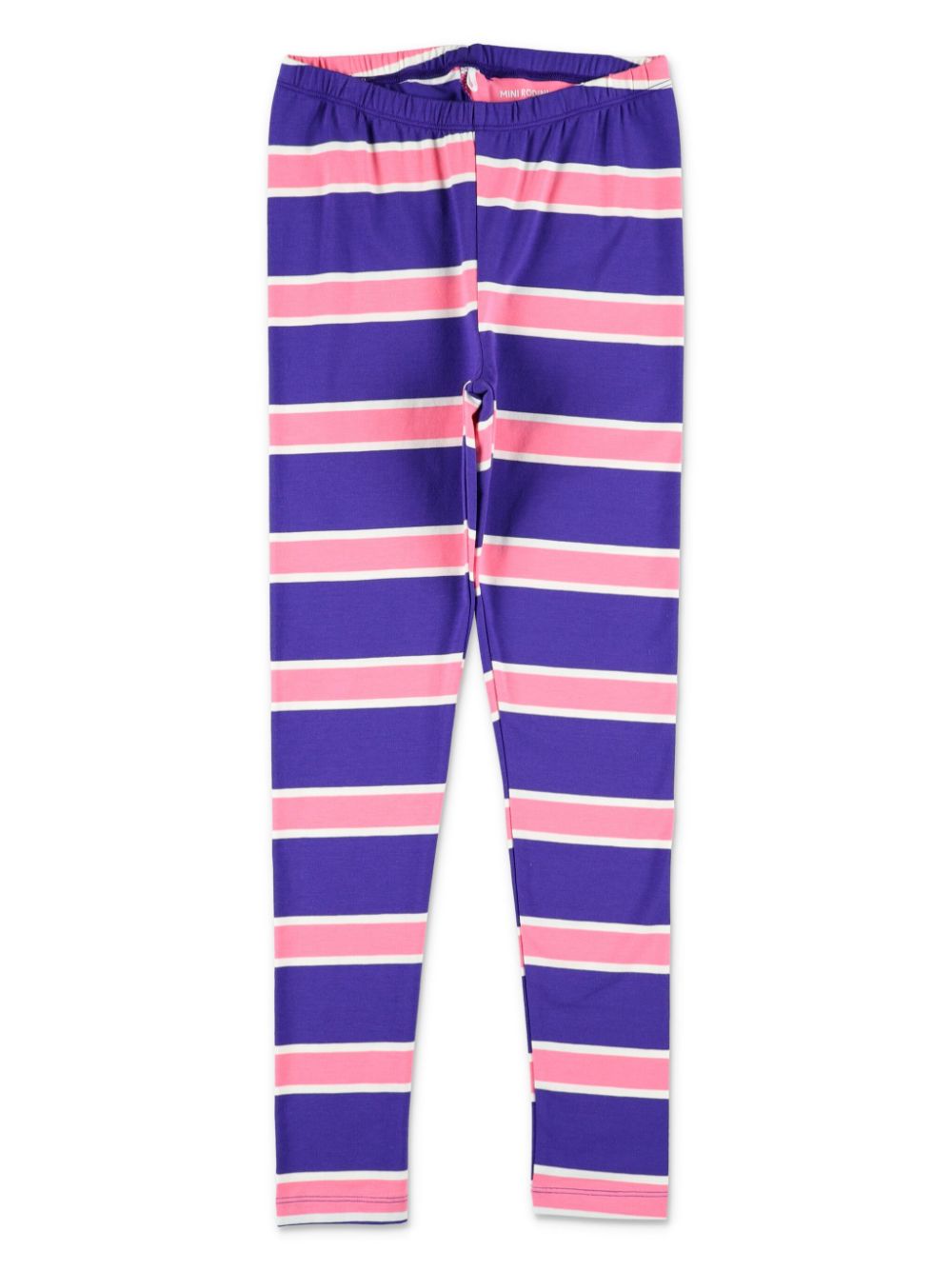 Mini Rodini Stripe leggings - Purple von Mini Rodini