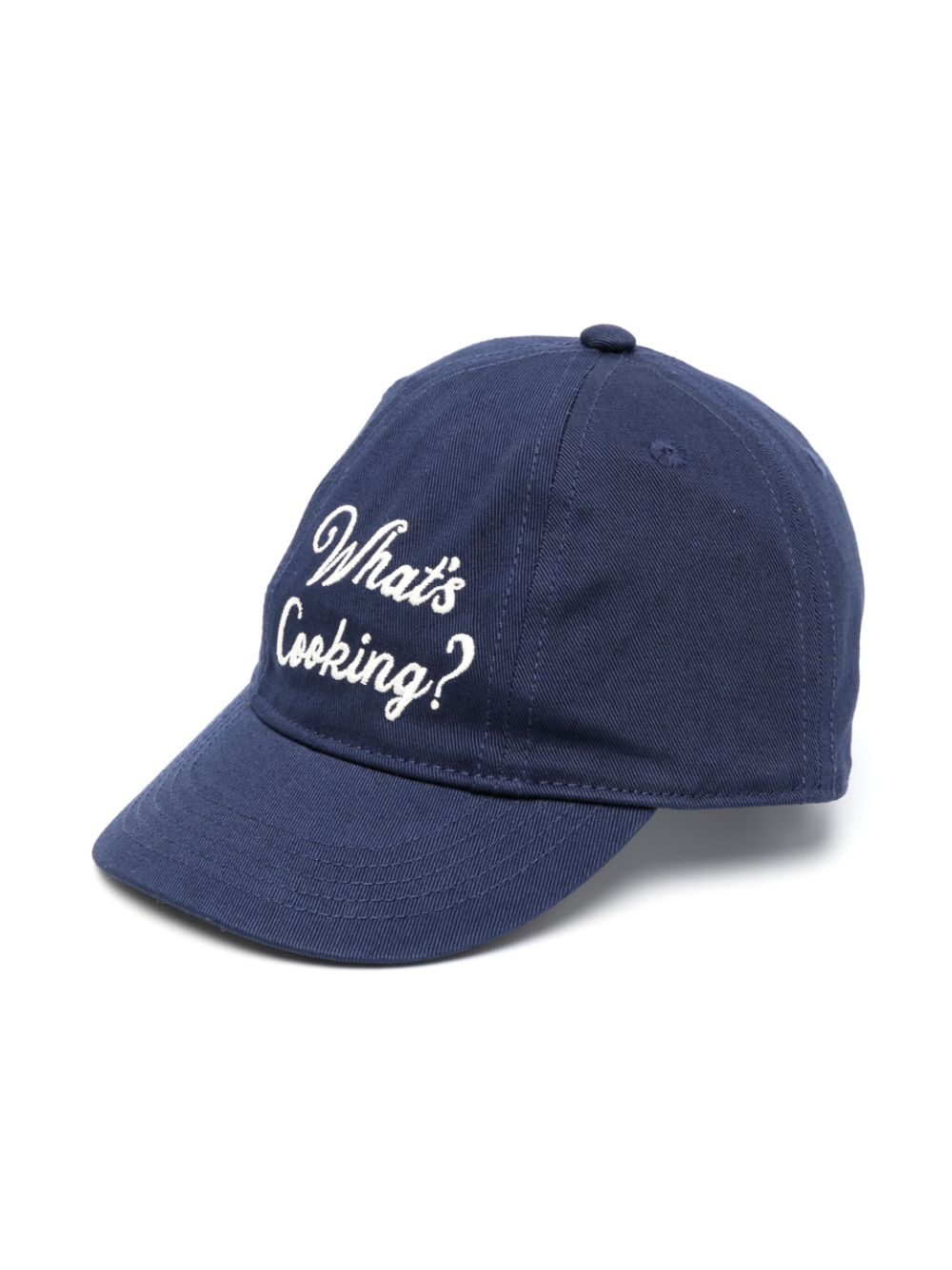 Mini Rodini What's Cooking? embroidered baseball cap - Blue von Mini Rodini