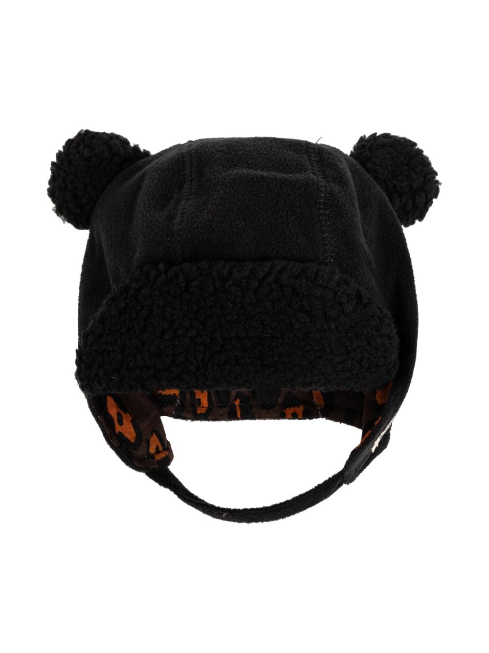 Mini Rodini Wind fleece cap - Black von Mini Rodini