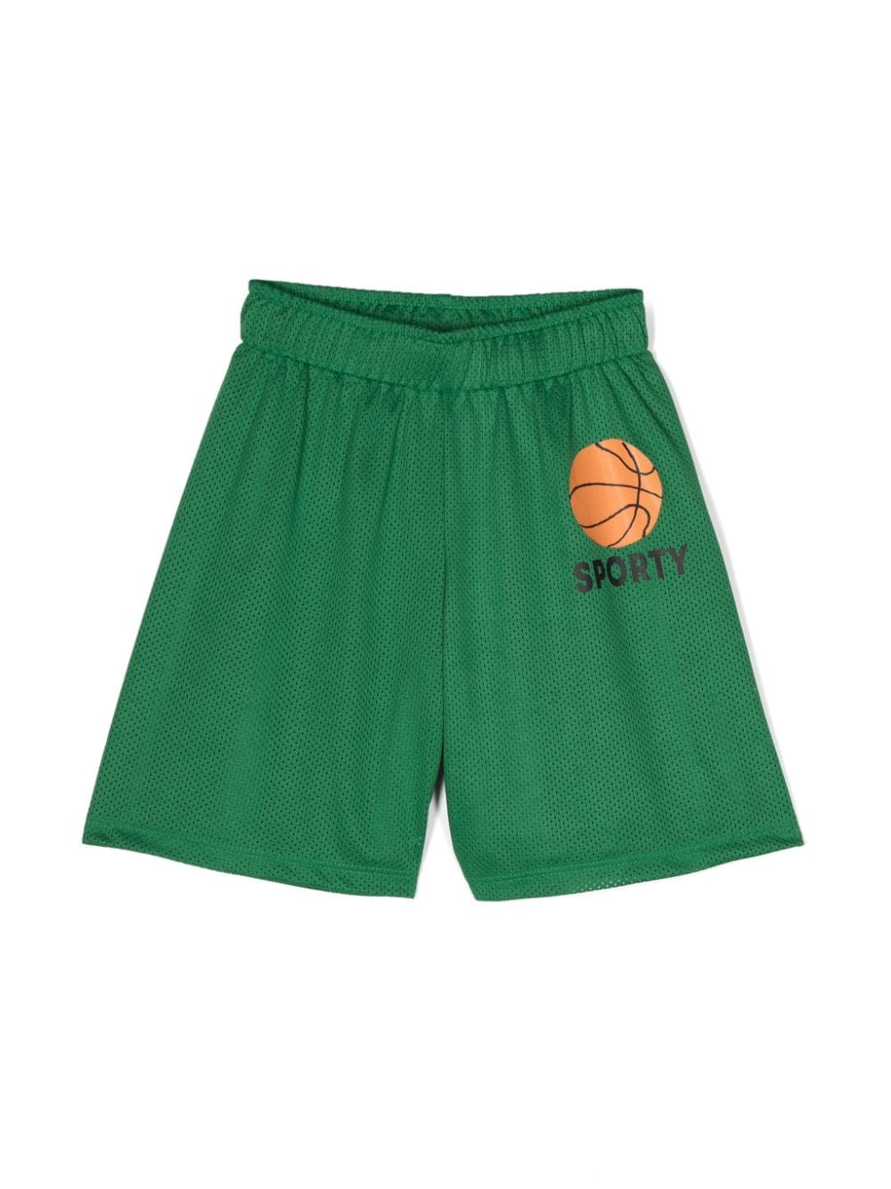 Mini Rodini basketball-print track shorts - Green von Mini Rodini