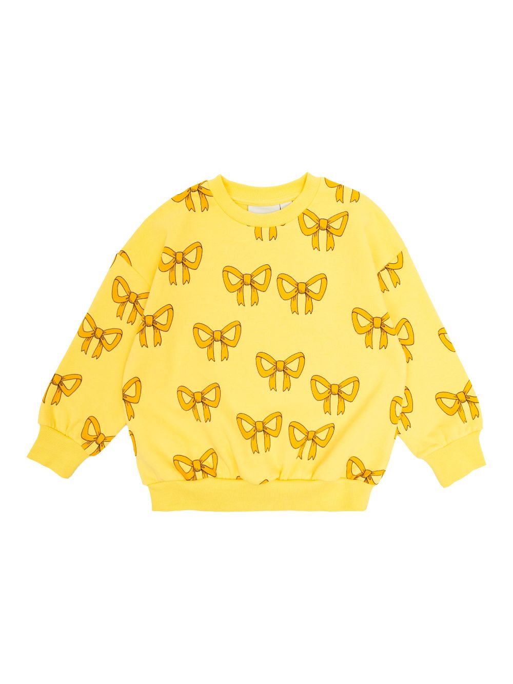 Mini Rodini bow-print sweatshirt - Yellow von Mini Rodini