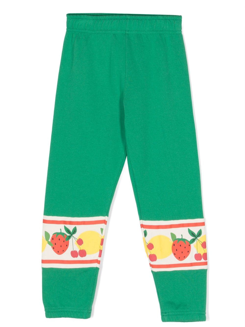 Mini Rodini fruit-print organic cotton trousers - Green von Mini Rodini