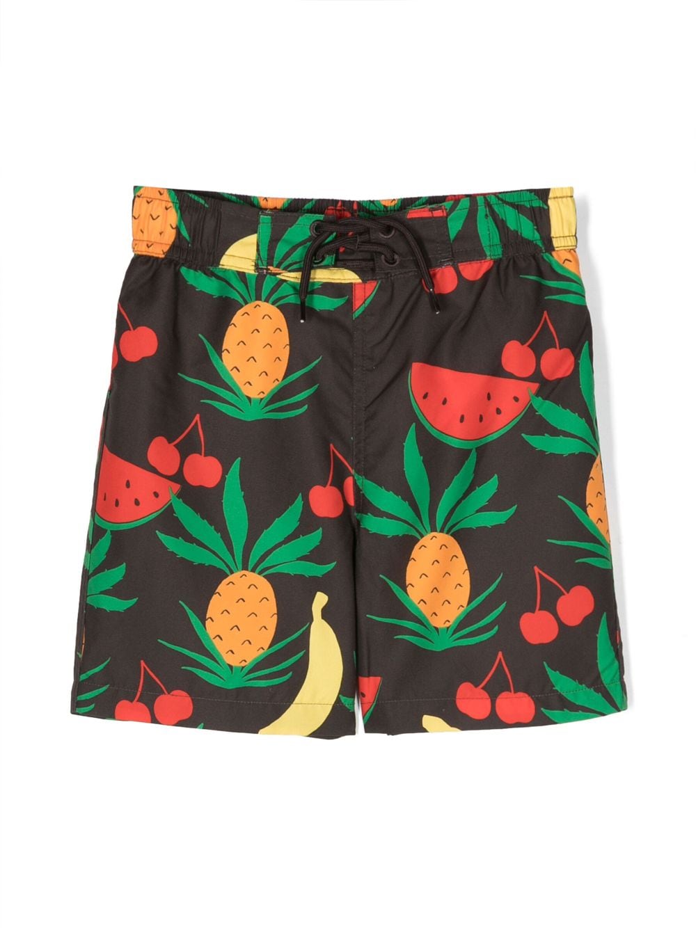 Mini Rodini fruit-print swim shorts - Brown von Mini Rodini