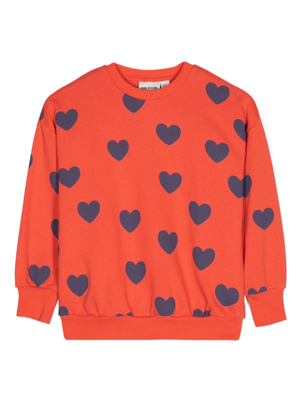 Mini Rodini graphic-print organic-cotton sweatshirt - Orange von Mini Rodini