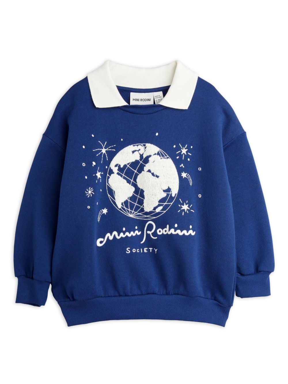 Mini Rodini graphic-print sweatshirt - Blue von Mini Rodini