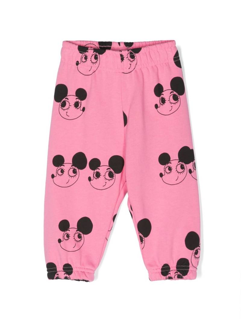 Mini Rodini graphic-print track pants - Pink von Mini Rodini