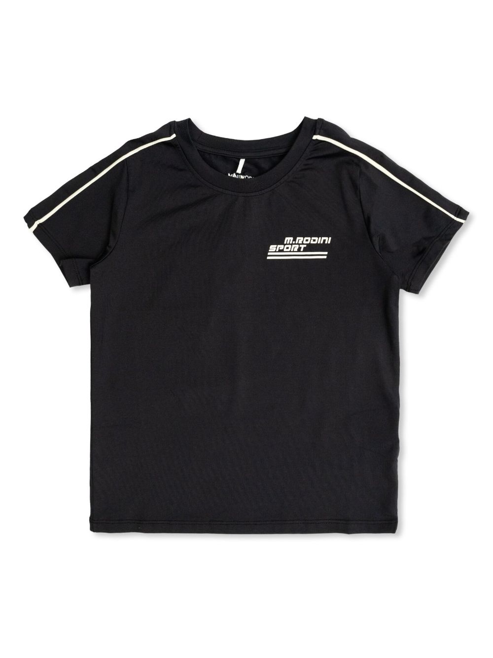 Mini Rodini logo-print T-shirt - Black von Mini Rodini