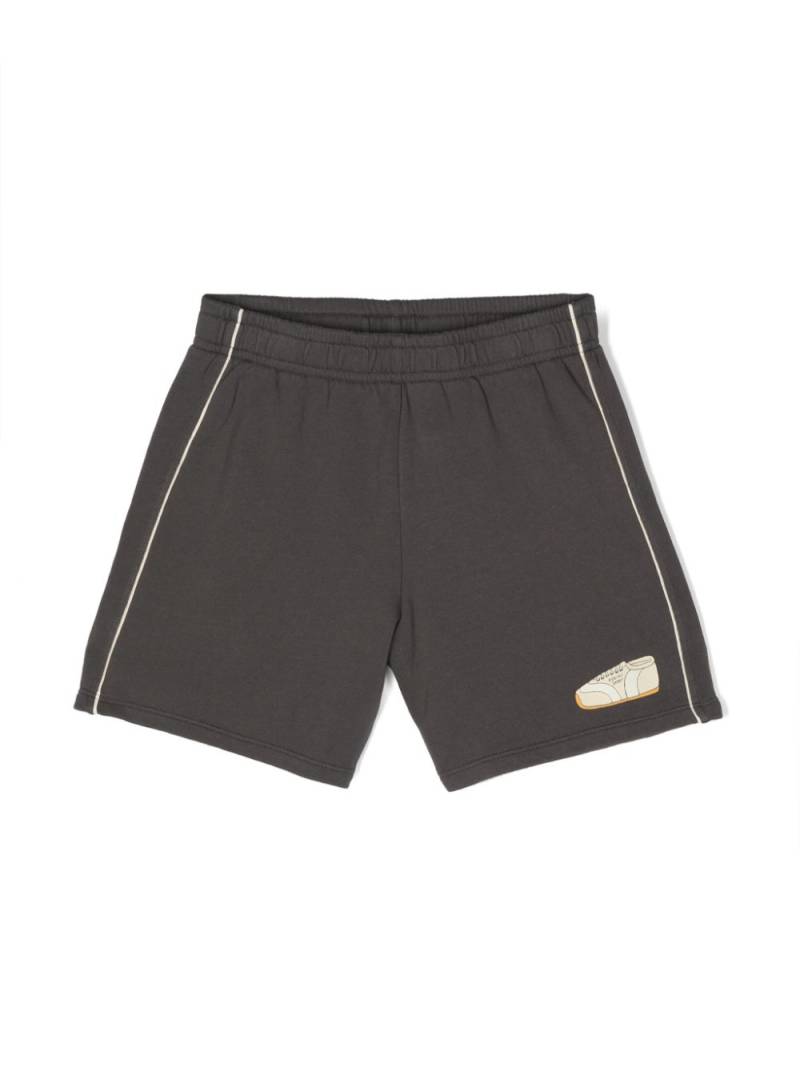 Mini Rodini logo-printed jersey shorts - Grey von Mini Rodini