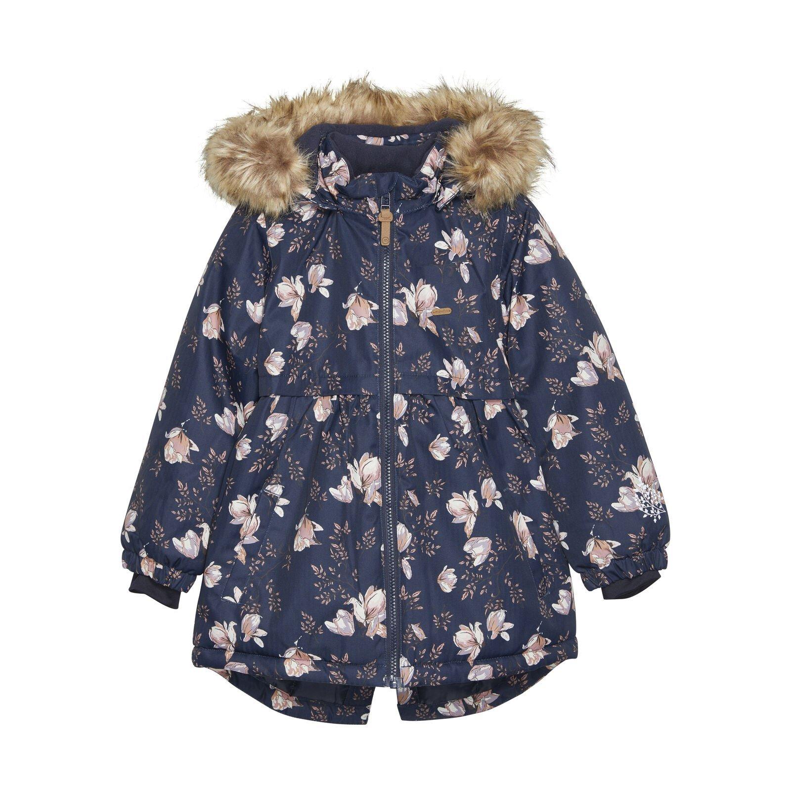 Mädchen Winterjacke Parisian Night Mädchen Blau 110 von Minymo