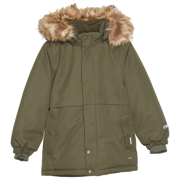 Minymo - Boy's Snow Jacket AOP - Winterjacke Gr 122 oliv von Minymo