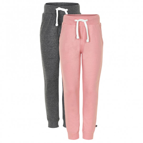 Minymo - Kid's Basic 37 Sweat Pants (2-Pack) - Trainingshose Gr 104;110;122;128;134;140;146;152;98 rosa von Minymo