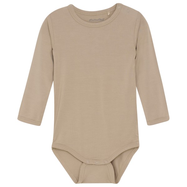 Minymo - Kid's Body L/S Bamboo - Alltagsunterwäsche Gr 56 beige von Minymo